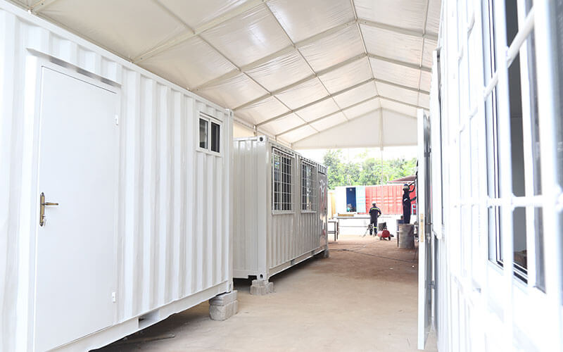 converted shipping containers for offices