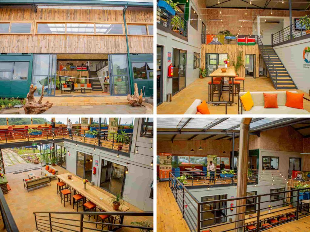 Interior and exterior view of the successful project Almar handled with CER K