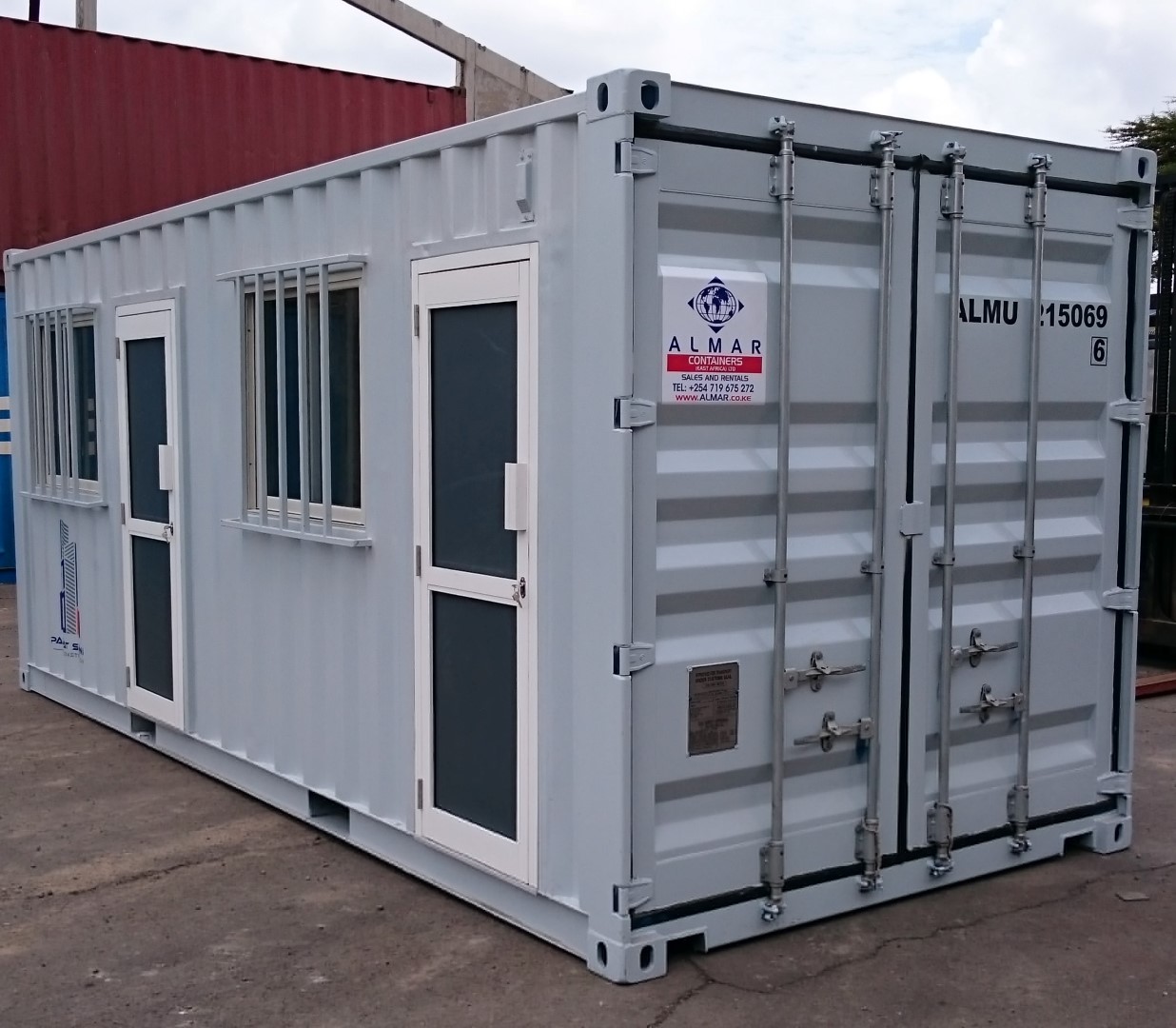World Class Container Offices for Construction Company in Nairobi Almar