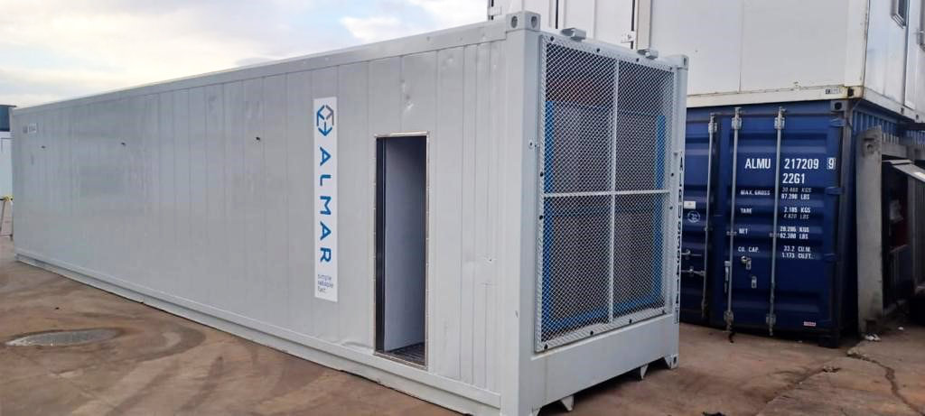 Blast Freezer Container Door