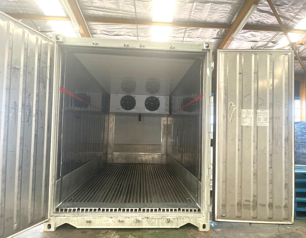 Blast Freezer Container Interior