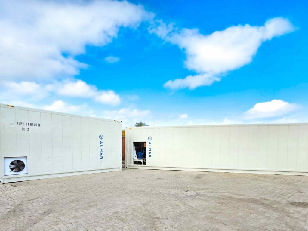 Almar Blast Freezer container for food manufacturers requiring rapid freezing in South Africa