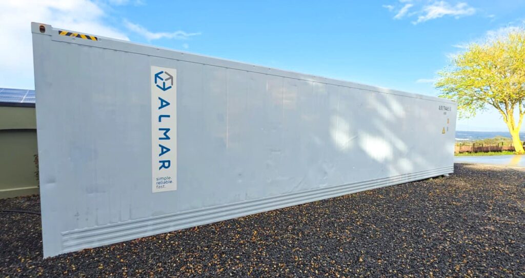 Almar Branded Reefer Container Stationed at De Toren Private Cellar